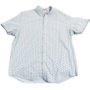 NWOT Denim & Flower Slim Fit SZ XL Button Down Light Blue Bird‎ Preppy Light